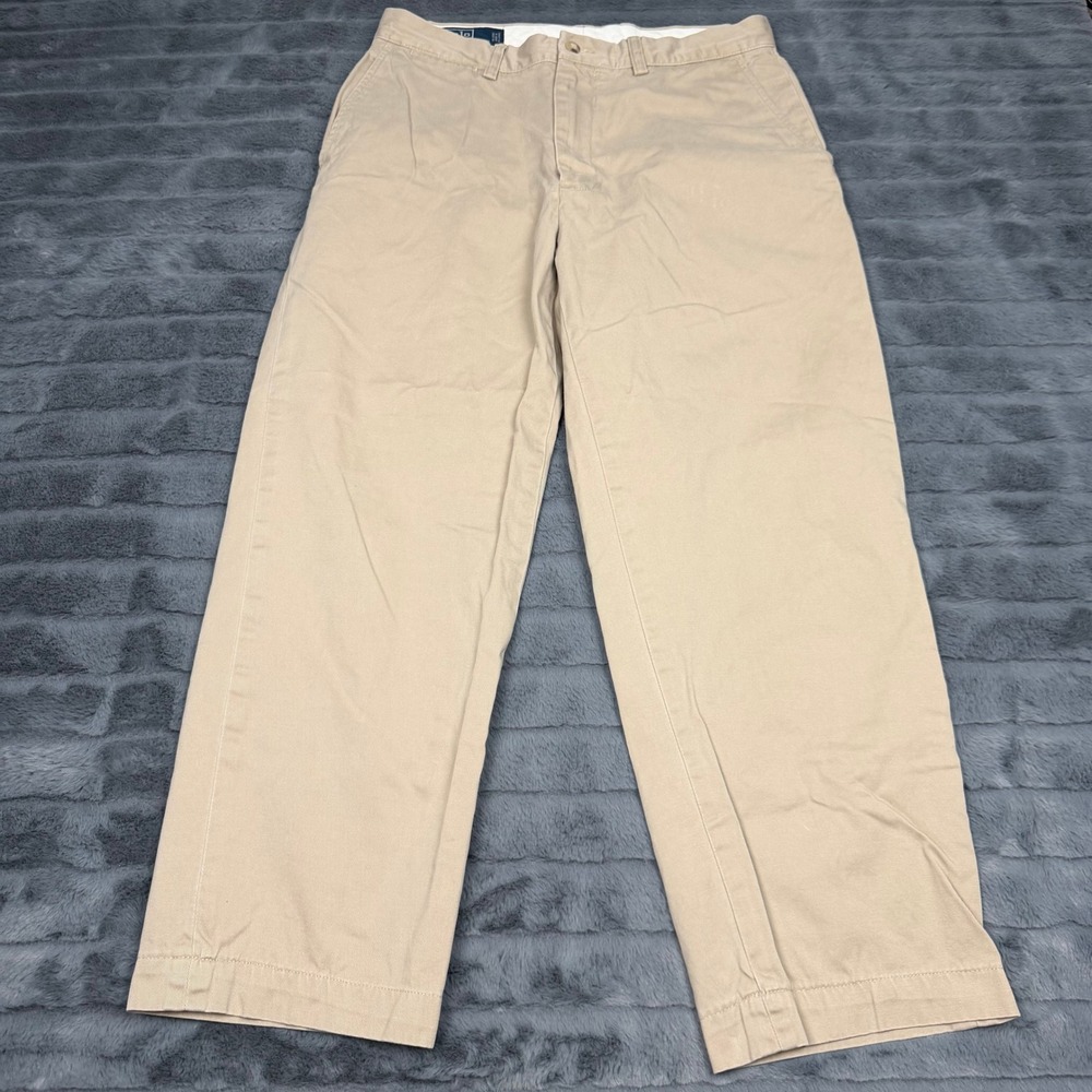 Polo Ralph Lauren Prospect Pant Mens 31x30 Tan Khaki Cotton Chino Straight Leg